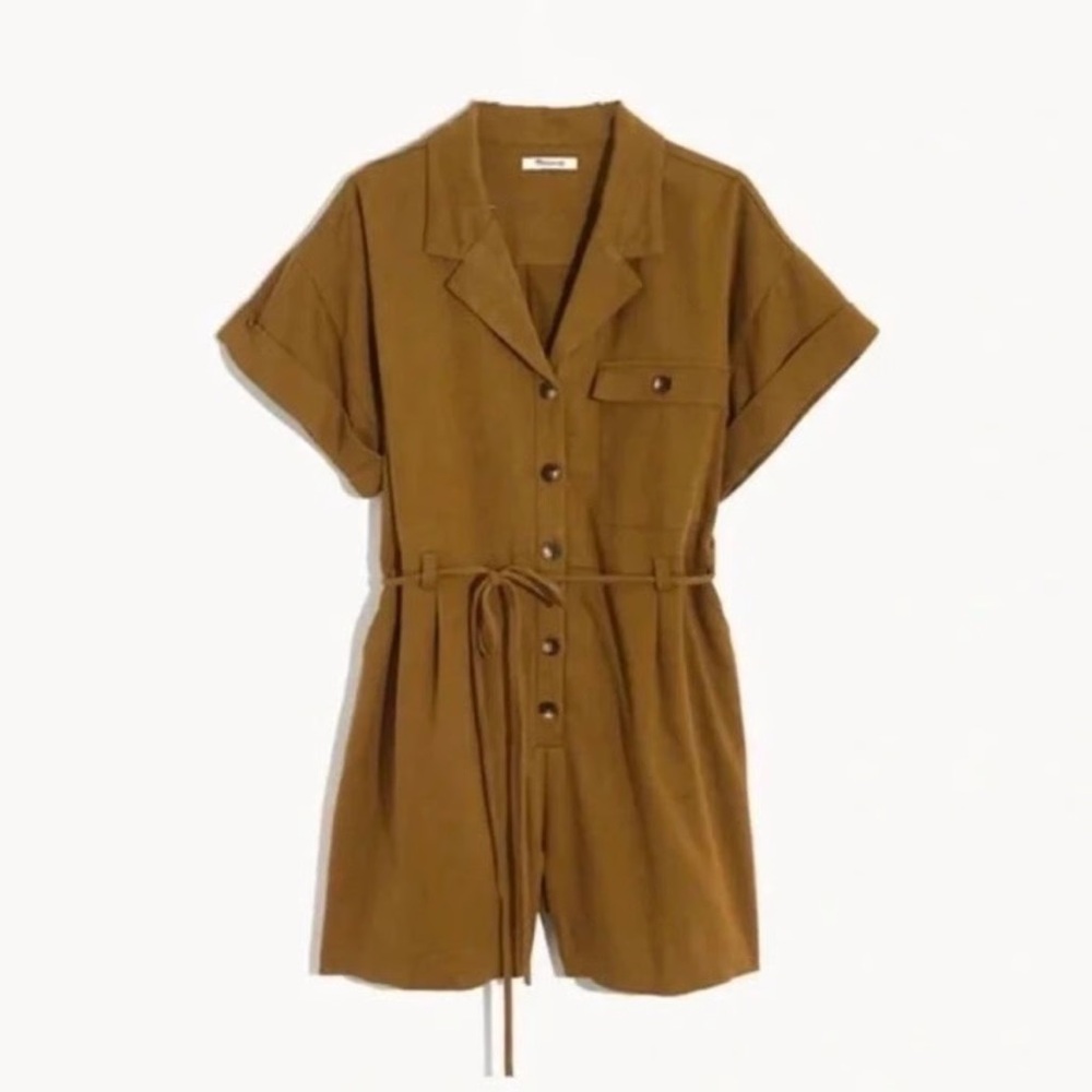Madewell Safari Romper w/ pockets